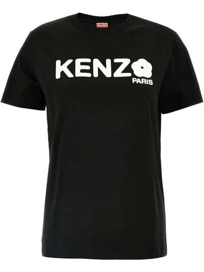 Kenzo Boke Flower 2.0 Cotton T-shirt In Black