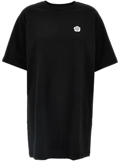 Kenzo Abito A Camicia Boke Flower In Black