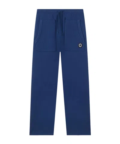 Kenzo Boke Flower 2.0 Embroidered Straight Jopants In Blue