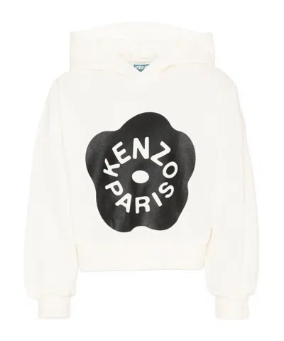 Kenzo Kids' Boke Flower 2.0 Graphic Hoodie In White