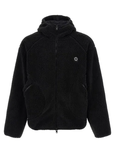 Kenzo Floral Patterned Hooded Sweatshirt In Black