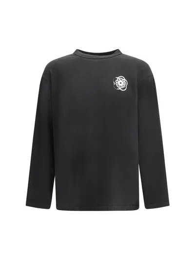 Kenzo Boke Flower 2.0 Long-sleeved Cotton T-shirt In Orange