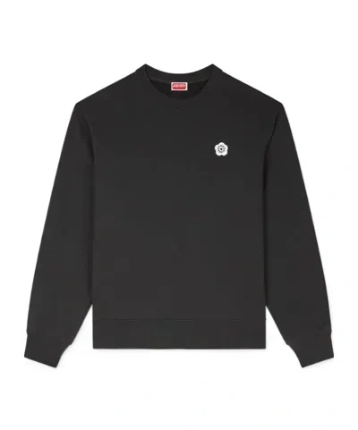 Kenzo 'boke Flower 2.0' Embroidered Classic Sweatshirt In Black