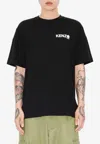 Kenzo Logo Short-sleeved T-shirt In Black
