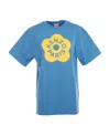 Kenzo Boke Flower 2.0-print Cotton T-shirt In Blue