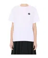 Kenzo Poplin Shirt With Cropped Length And Short Sleeves In White