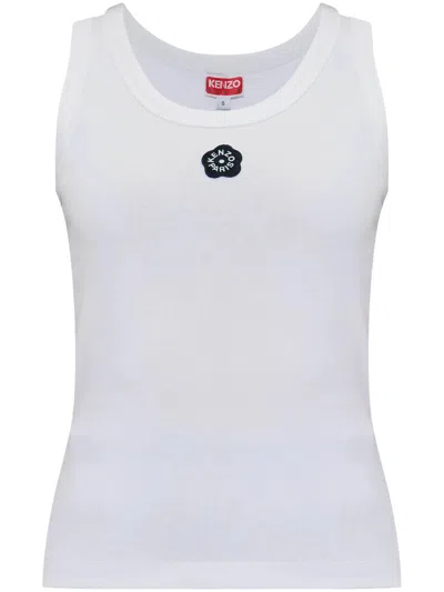 Kenzo 'boke Flower 2.0' Rib Tank Top In White