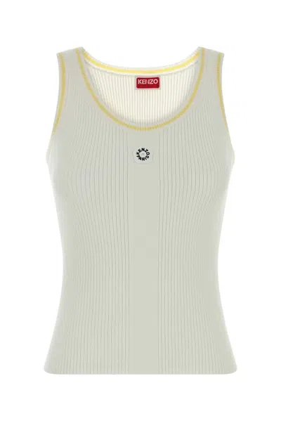Kenzo Boke Flower 2.0 Rib Tank Top In Green