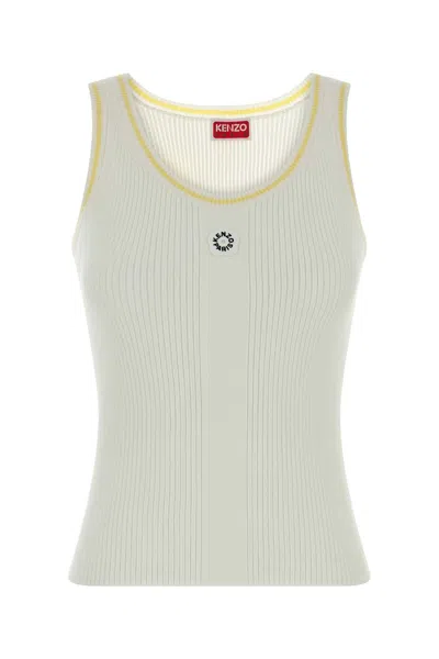 Kenzo Boke Flower 2.0 Rib Tank Top In Green