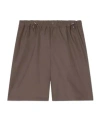 Kenzo 'boke Flower 2.0' Shorts In Technical Cotton In Brown