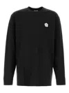 Kenzo Crew Neck Graphic Print Long Sleeves T-shirt In Black