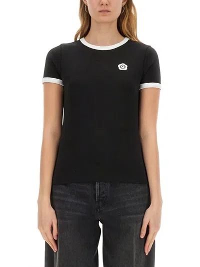 Kenzo Tshirt Boke Flower 2.0 In Black