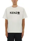 Kenzo Boke Flower Oversize Tshirt In White