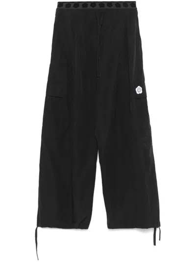 Kenzo Boke Flower 2.0 Trousers In Black