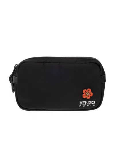 Kenzo Boke Flower Belt Bag In Black