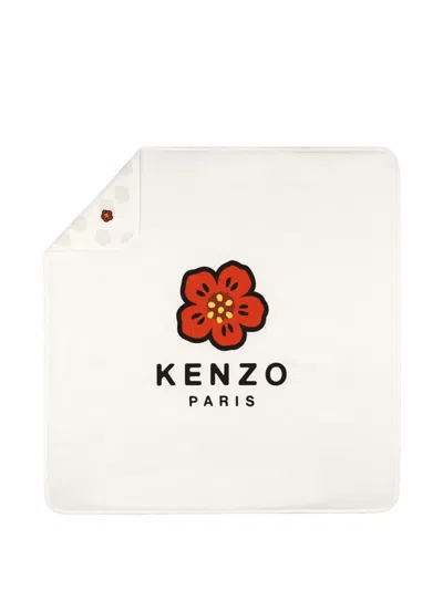 Kenzo Boke Flower Blanket In Black