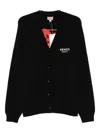 Kenzo Cardigan Boke Flower In Black