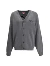 Kenzo Boke Flower Cardigan In Gray