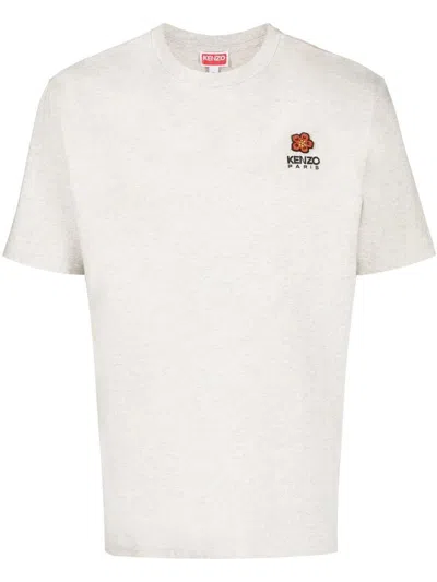 Kenzo Boke Flower Classic T-shirt Clothing In Grey