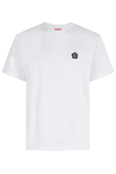 Kenzo Boke Flower Classic Tshirt In White