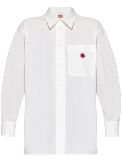 Kenzo Boke Flower Shirt In White