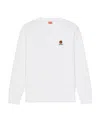 Kenzo Boke Flower Cotton Sweatshirt In White