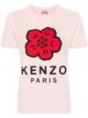 Kenzo Boke Flower Loose T-shirt Clothing In Pink
