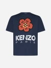 Kenzo Boke Flower Cotton T-shirt In Midnight Blue