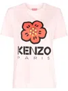 Kenzo Boke Flower Cotton T-shirt In Pink