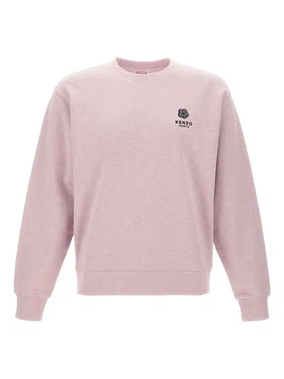 Kenzo Boke Flower Crew-neck Sweater In Pink