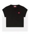 Kenzo Boke Flower Embroidered T-shirt In Black