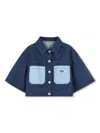 Kenzo Boke Flower Denim Jacket In Blue