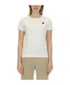 Kenzo 'boke Flower' Classic Embroidered T-shirt In White
