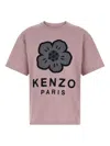 Kenzo Boke Flower Embroidered Oversized Cotton T-shirt Clothing In Multi