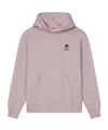 Kenzo 'boke Flower' Embroidered Oversized Hoodie In Cotton In Pink