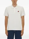 Kenzo "boke Flower" Polo Shirt In White