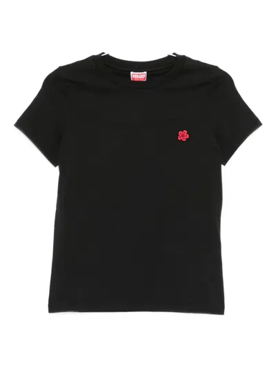 Kenzo Boke Flower T-shirt With Embroidery In Black