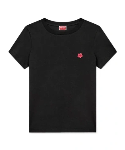 Kenzo 'boke Flower' Embroidered T-shirt In Cotton