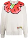 Kenzo Boke Flower Graphic-print Sweatshirt In Grau