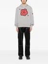 Kenzo Boke-flower Hoodie In Gray