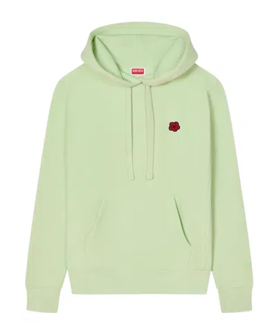 Kenzo 'boke Flower' Hoodie In Cotton In Green
