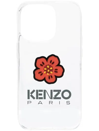 Kenzo Boke Flower-print Case In Rot