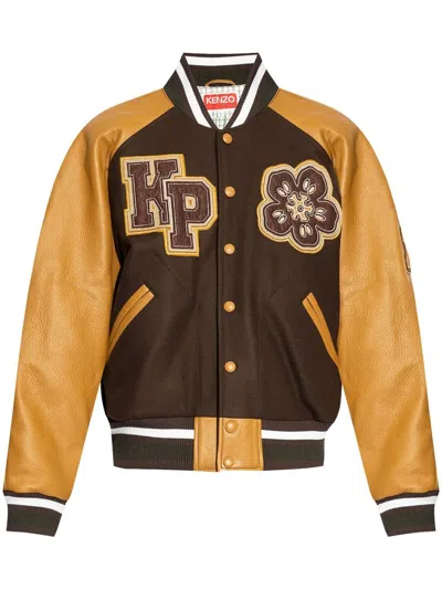 Kenzo Outerwear In Brown