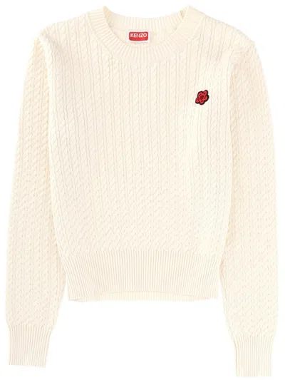 Kenzo Boke Flower Jersey In Neutral