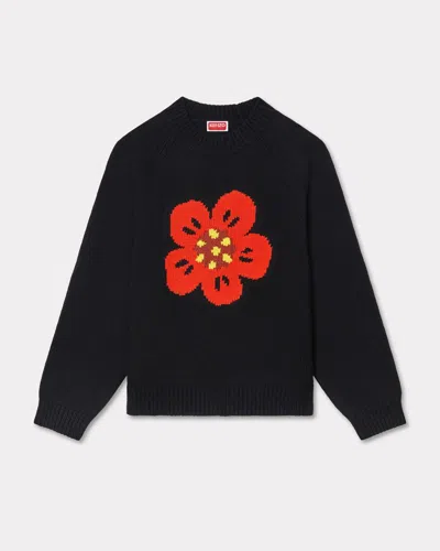 Kenzo Boke Flower Jumper In Black