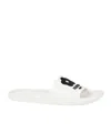 Kenzo Boke Flower Logo-embossed Slides In White