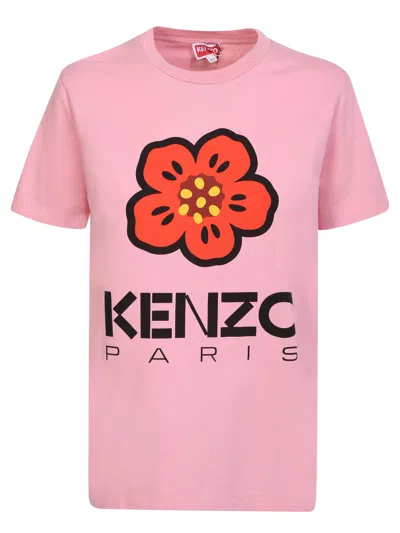 Kenzo Boke Flower Loose Pink T-shirt
