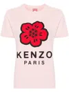 Kenzo Boke Flower Loose T-shirt Clothing In Pink
