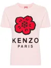 Kenzo Boke Flower Loose T-shirt Clothing In Pink & Purple
