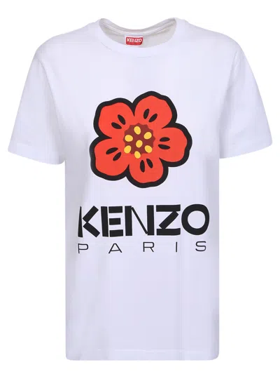 KENZO BOKE FLOWER LOOSE WHITE T-SHIRT